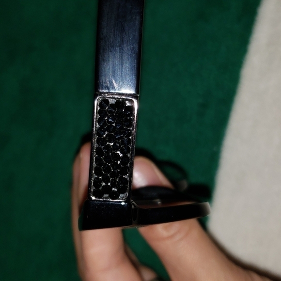 BEBE Must Have  BB5095 (001)Jet 135 Reading Glasses Black rhinestones detail - Picture 2 of 6